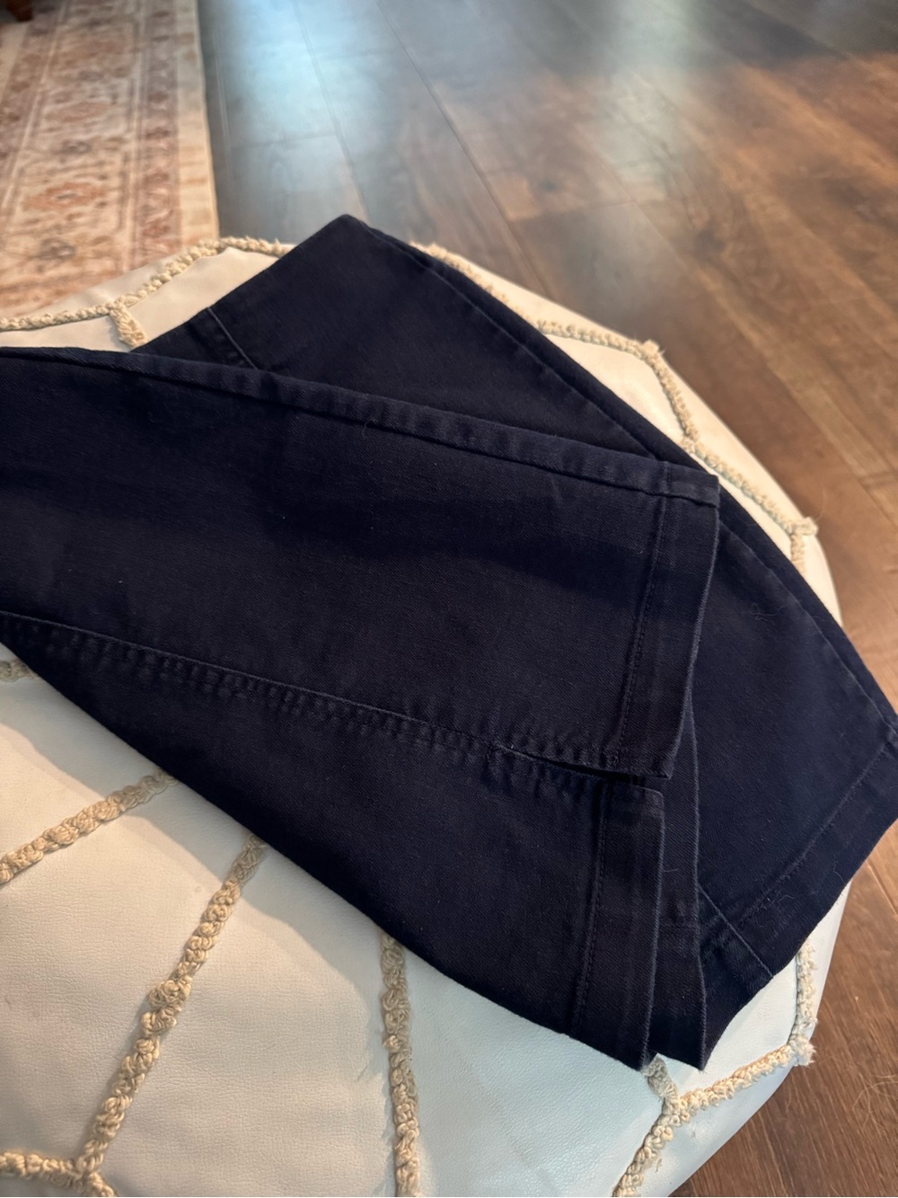 Dark Denim Panel Mini Skirt - Picture 3 of 6